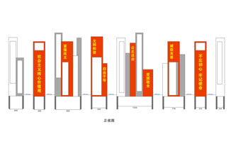 社會主義核心價值觀標識標牌設計方案+效果圖